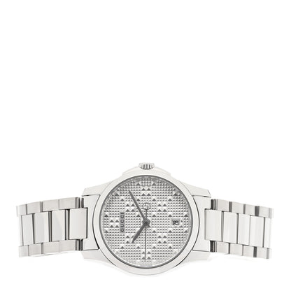 Gucci Stainless Steel 27mm G-Timeless Diamante Quartz Watch 2 of 5