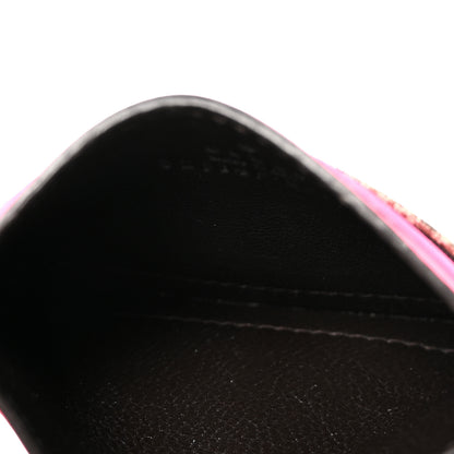 Gucci GG Supreme Stars Card Holder Pink 5 of 7