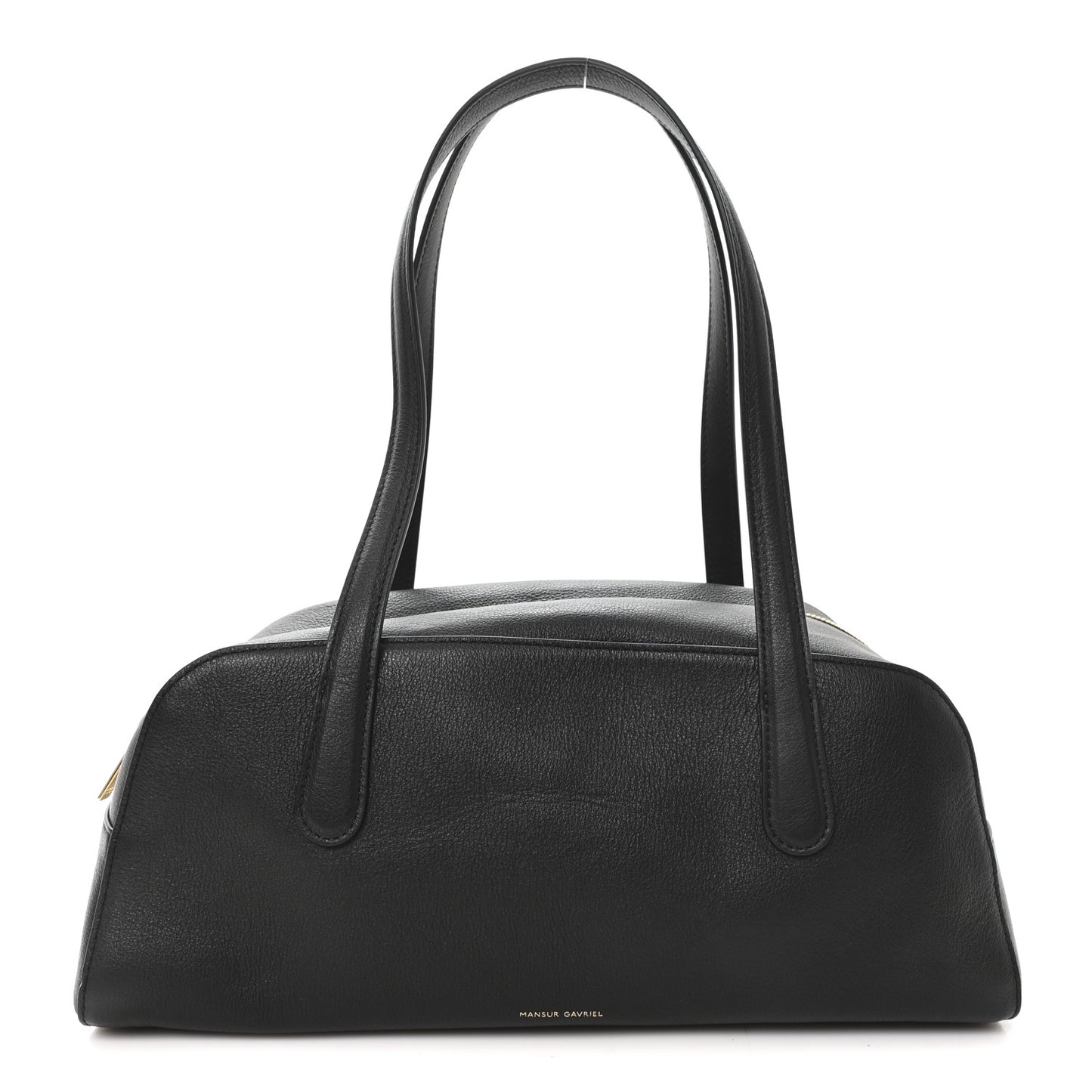 Pebbled Calfskin Handbag Black