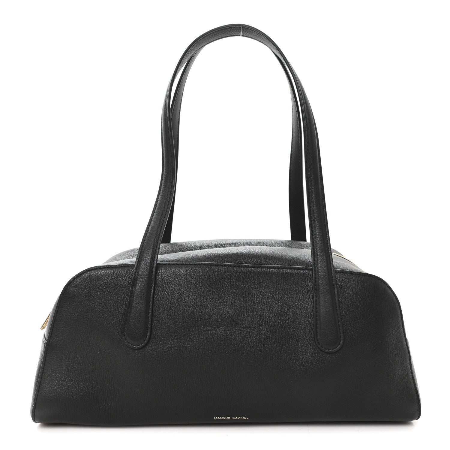 Mansur Gavriel Pebbled Calfskin Handbag Black 1 of 9