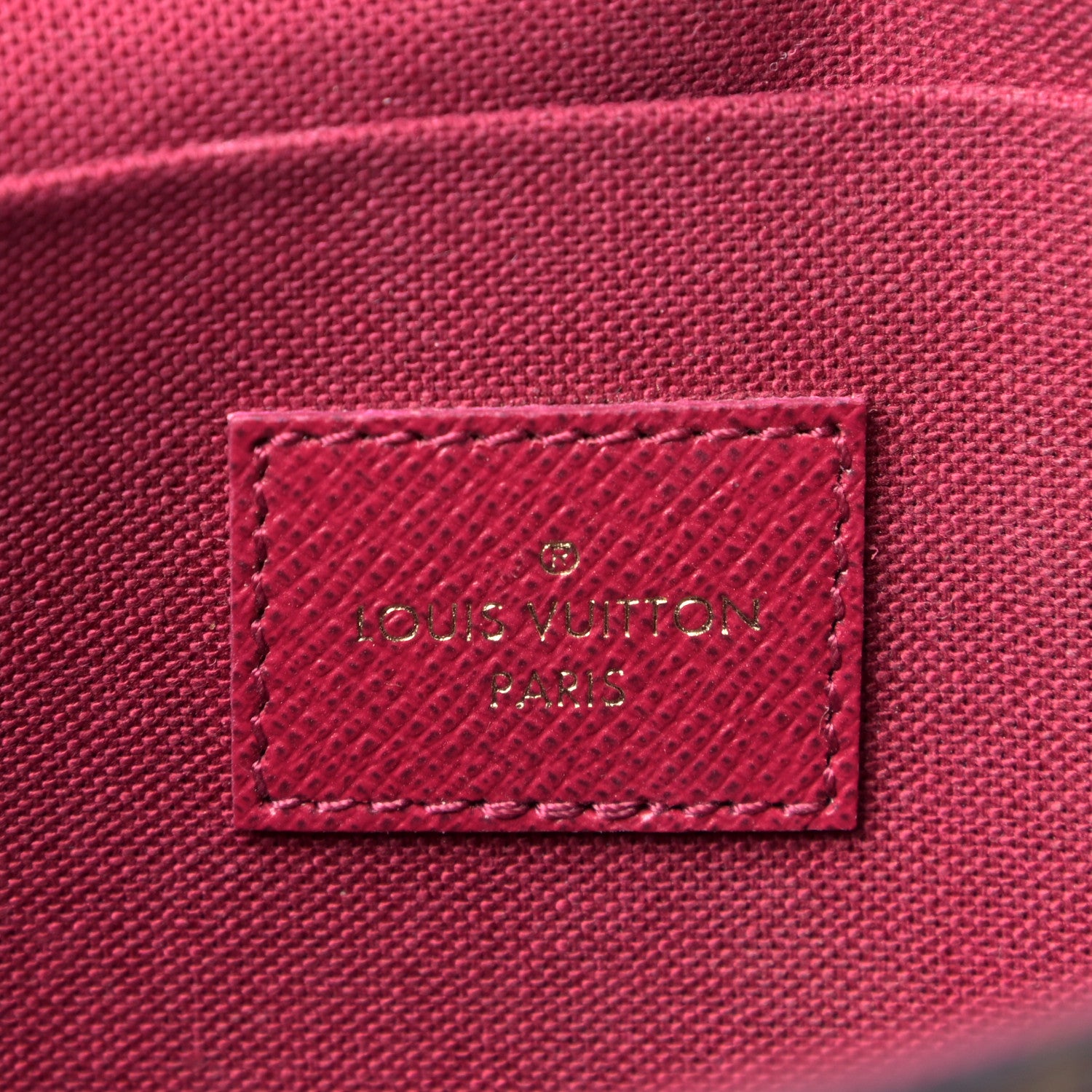 Louis Vuitton Monogram Pochette Felicie Chain Wallet Fuchsia 9 of 9