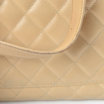 Chanel Caviar Quilted Grand Shopping Tote GST Beige 25 of 27