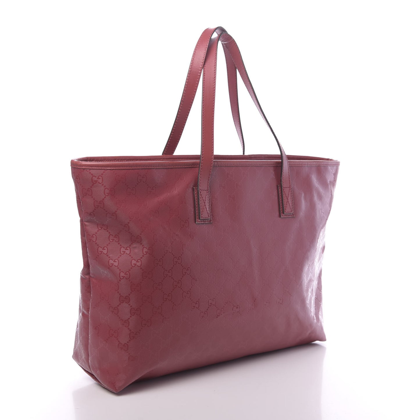 Imprime Monogram Large Zippered Shopping Tote Rose Blush