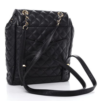 Chanel Calfskin Quilted Small Urban Spirit Backpack Black 3 of 10