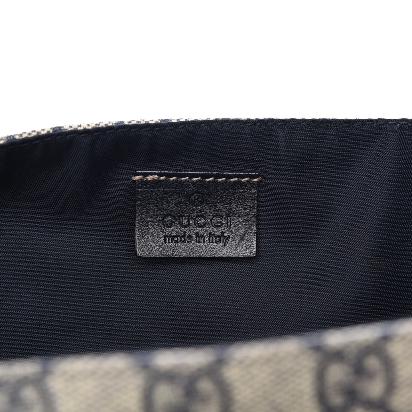 GG Plus Monogram Messenger Diaper Bag Navy