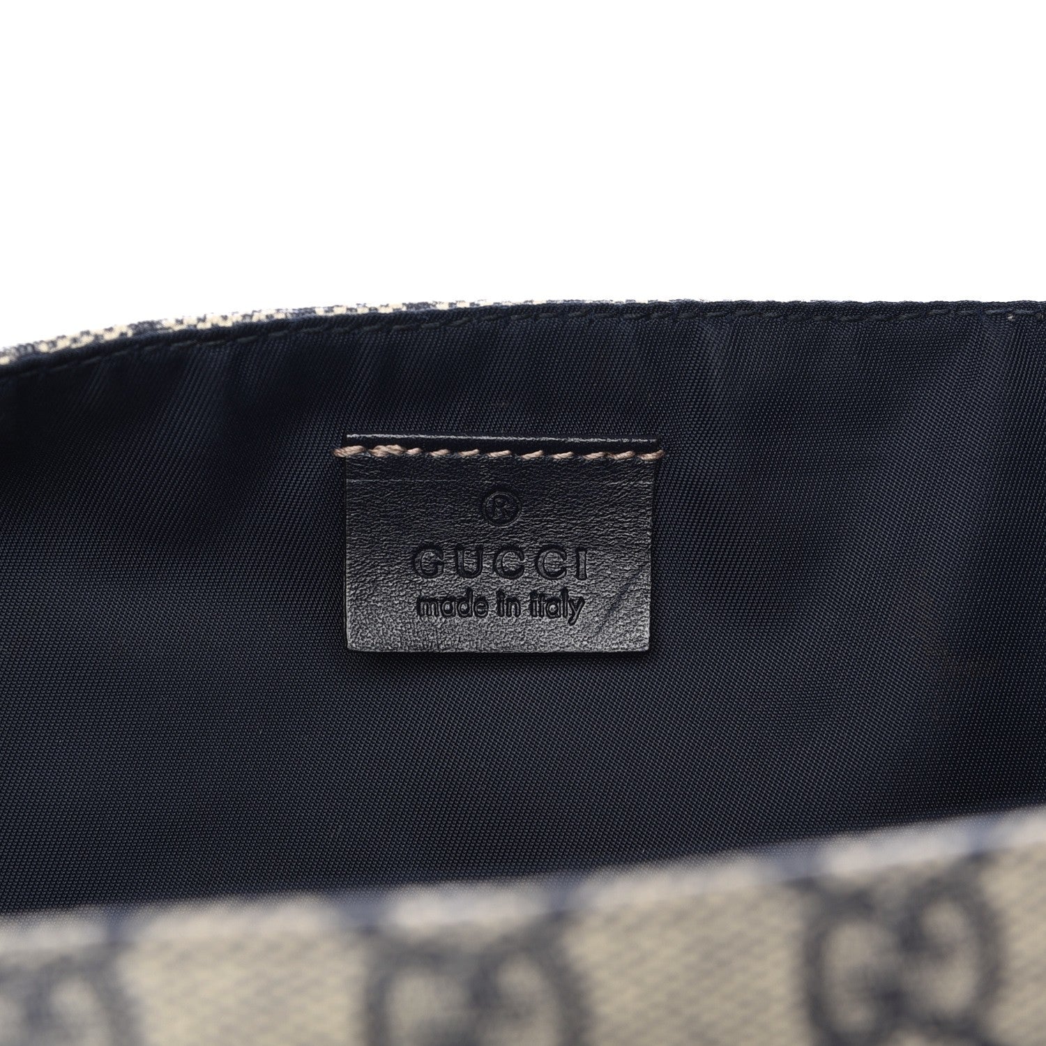 Gucci GG Plus Monogram Messenger Diaper Bag Navy 6 of 8