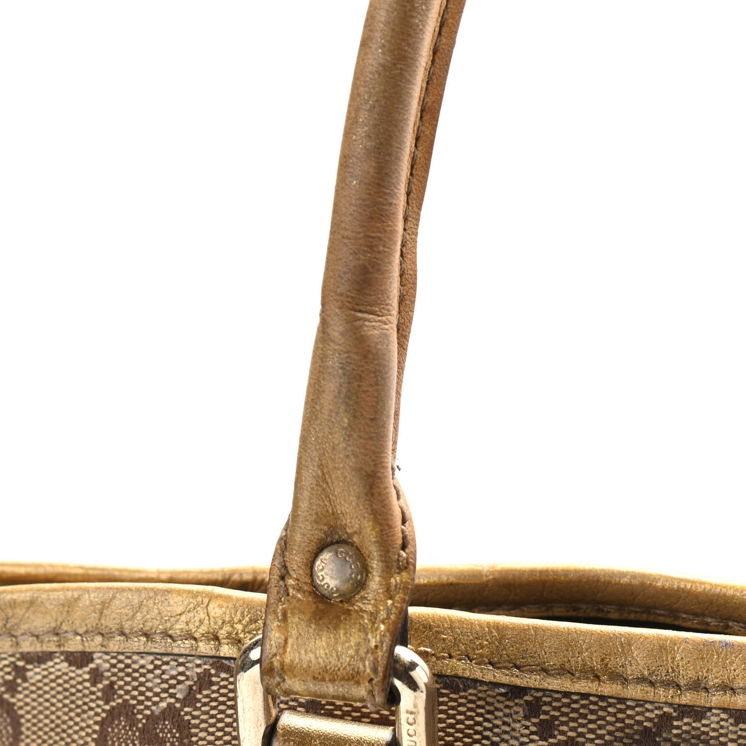 Gucci Crystal Monogram Medium Joy Tote Gold 16 of 24