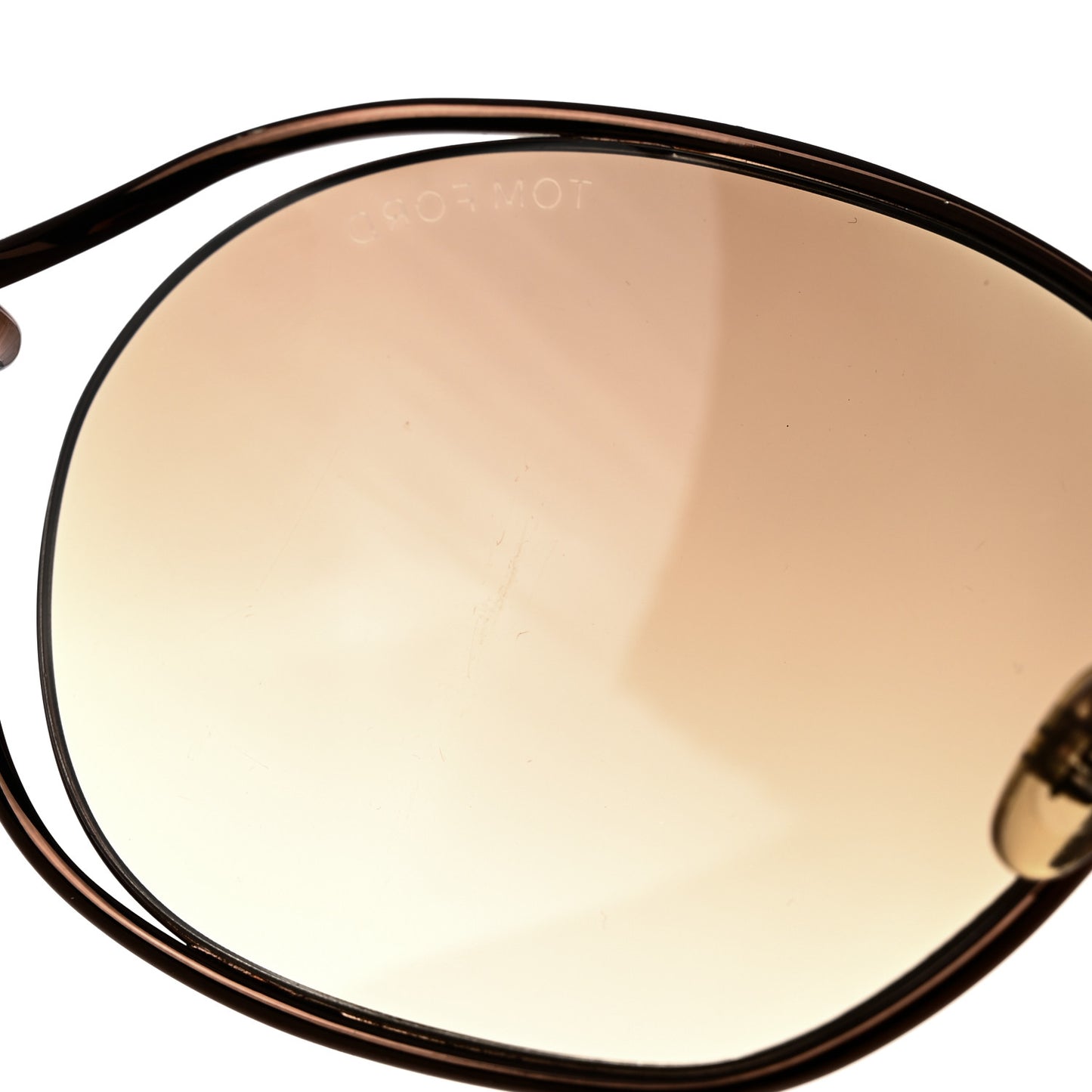 Carla Soft Square Sunglasses TF157 Dark Brown