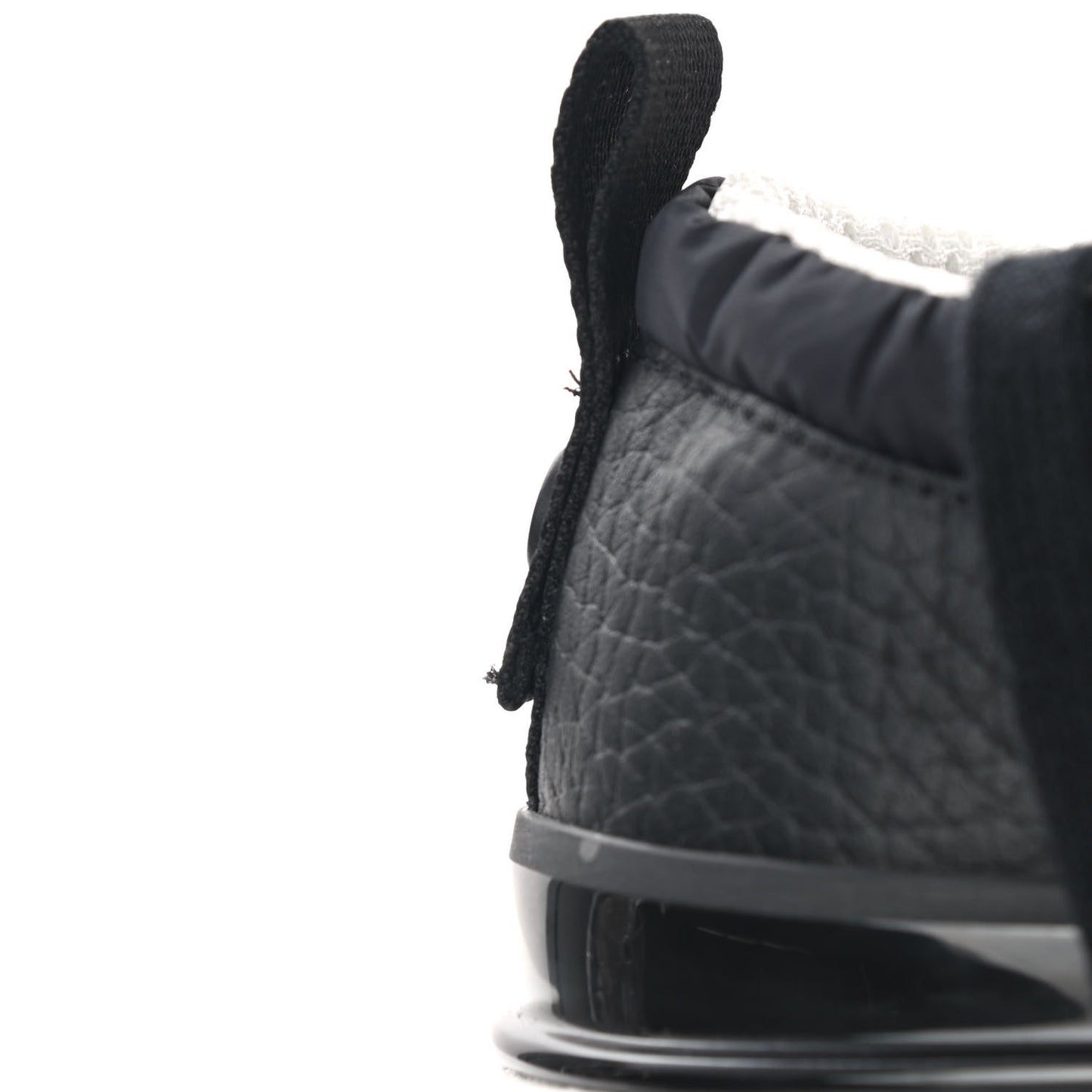 Calfskin Mesh Lycra Suede Womens Logo Sneakers 38 Black