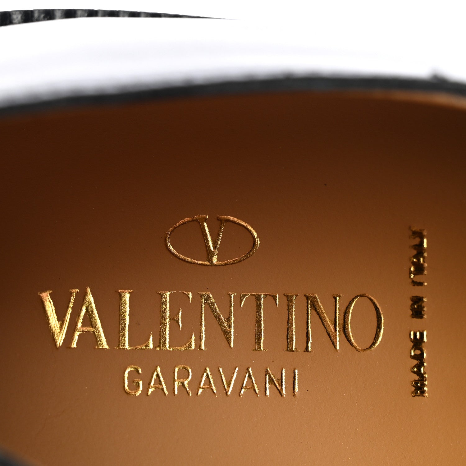 Valentino Garavani Calfskin Mens Derby Loafers 41 Black 8 of 10