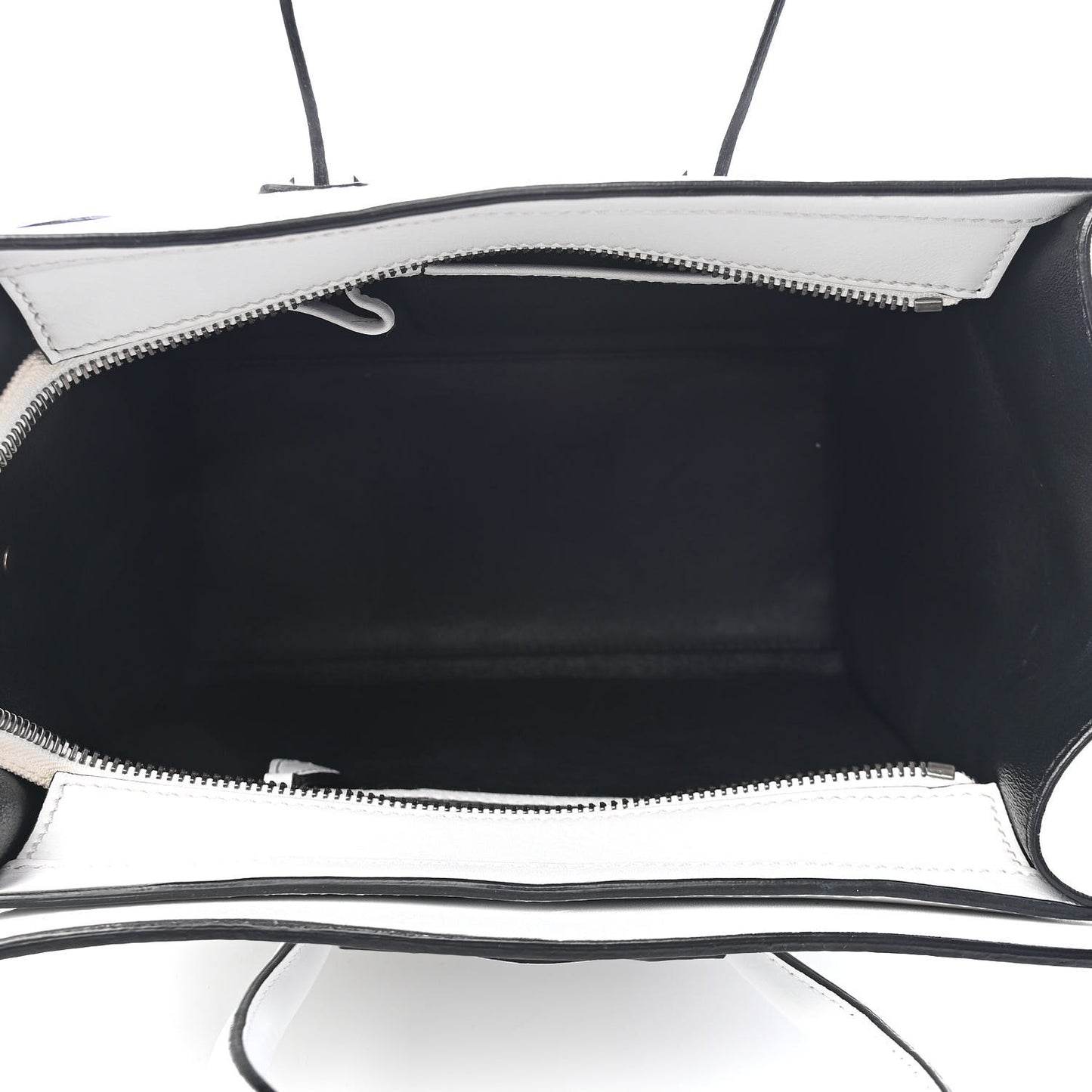 Smooth Calfskin Micro Luggage White