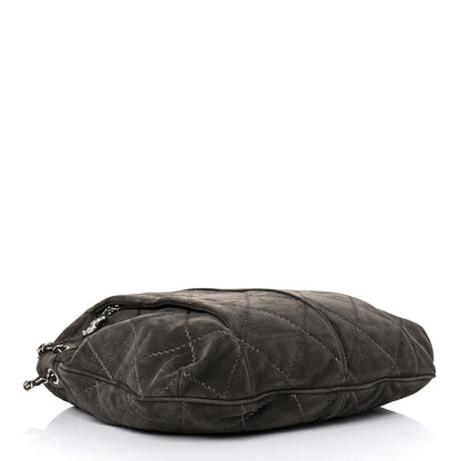 Chanel Suede Ultimate Stitch Hobo Grey 4 of 15