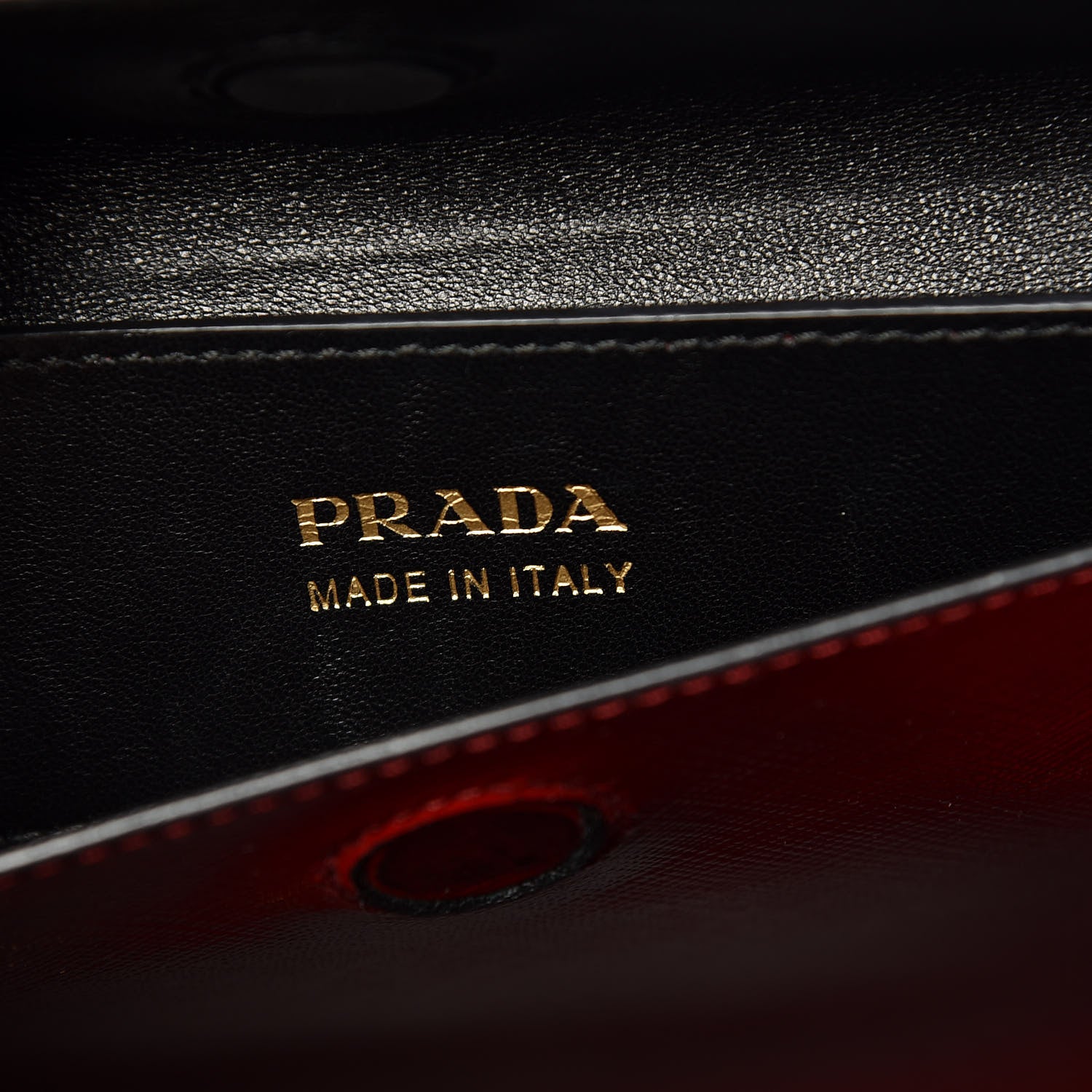 Prada Saffiano Vernice Medium Double Bag Rosso 7 of 23
