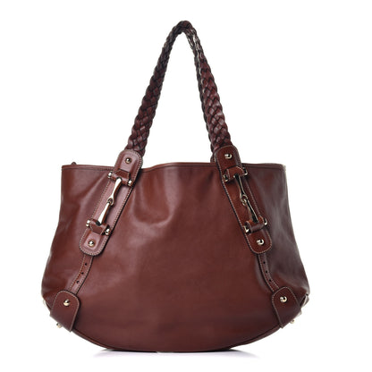 Gucci Calfskin Pelham Shoulder Bag Brown 1 of 11