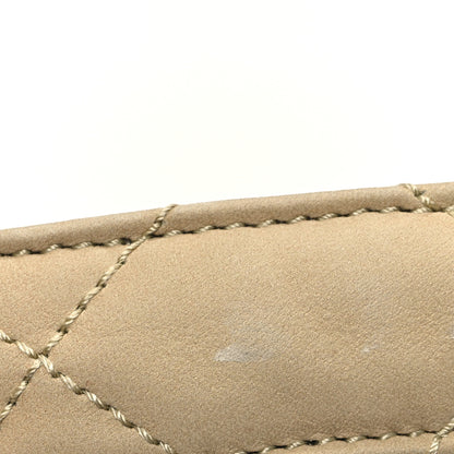 Saint Laurent Nubuck Suede Quilted Maxi Icare Shopping Tote Safari Beige 13 of 13