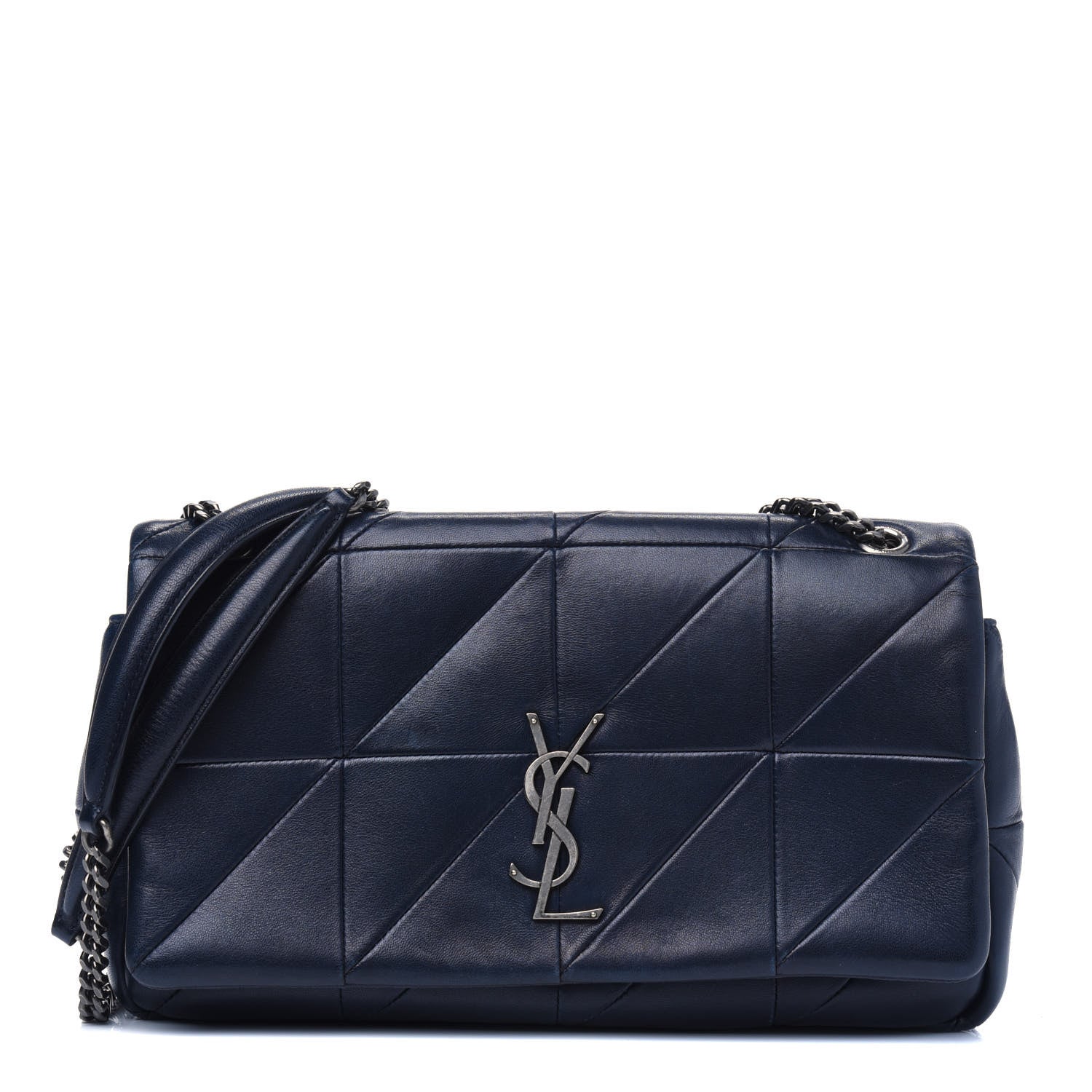Saint Laurent Lambskin Patchwork Monogram Medium Jamie Dark Notte 1 of 4