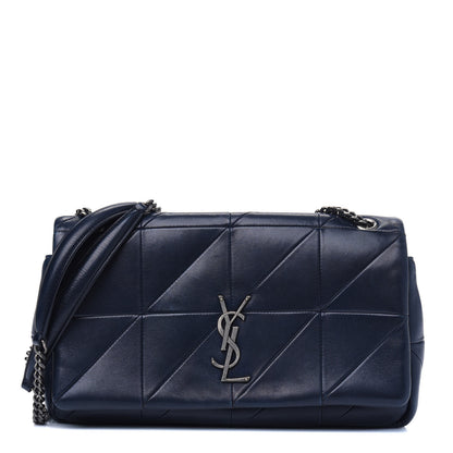 Saint Laurent Lambskin Patchwork Monogram Medium Jamie Dark Notte 1 of 4