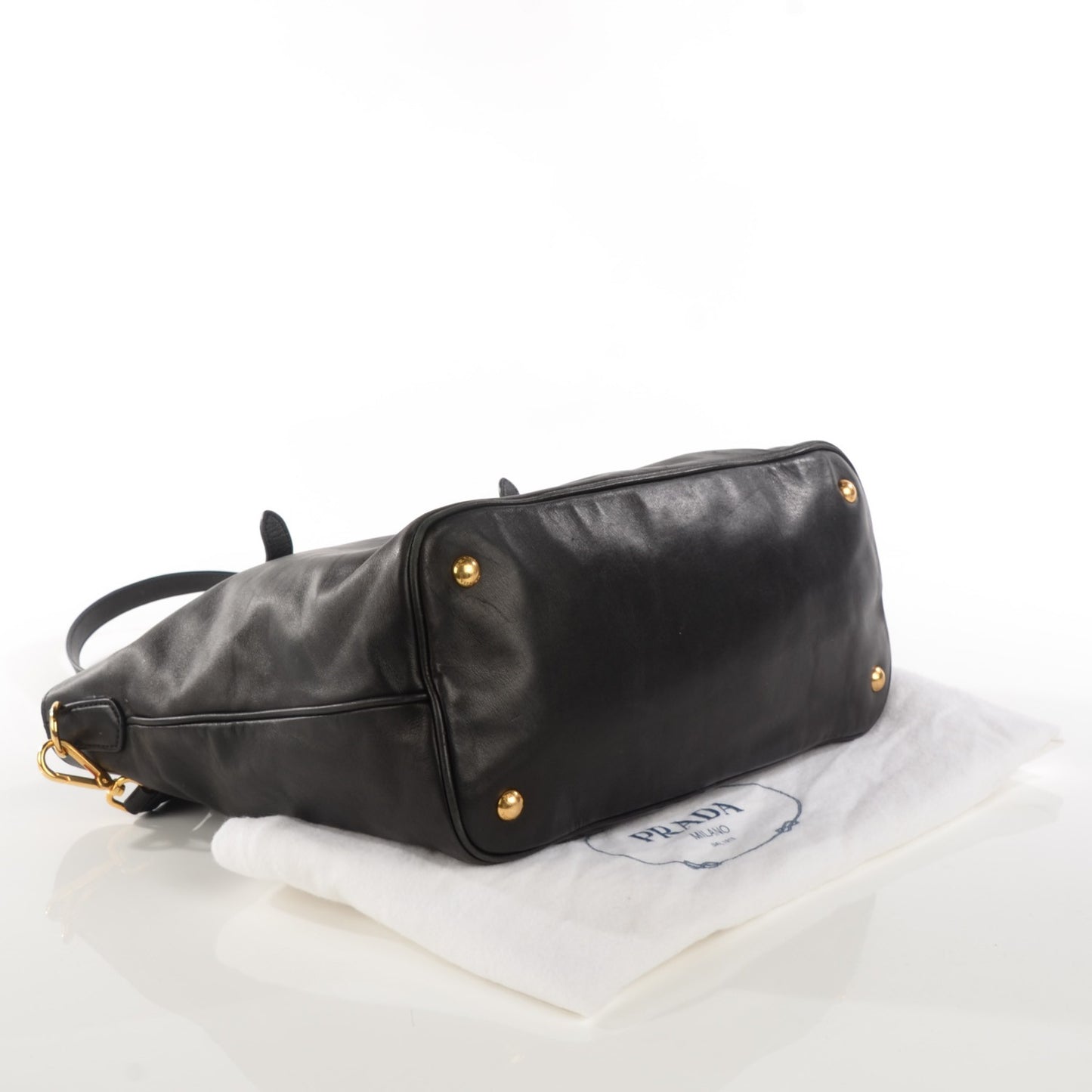 Soft Calf Tote Nero Black