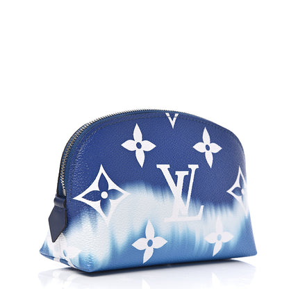 Louis Vuitton Monogram Giant Escale Cosmetic Pouch Blue 2 of 5