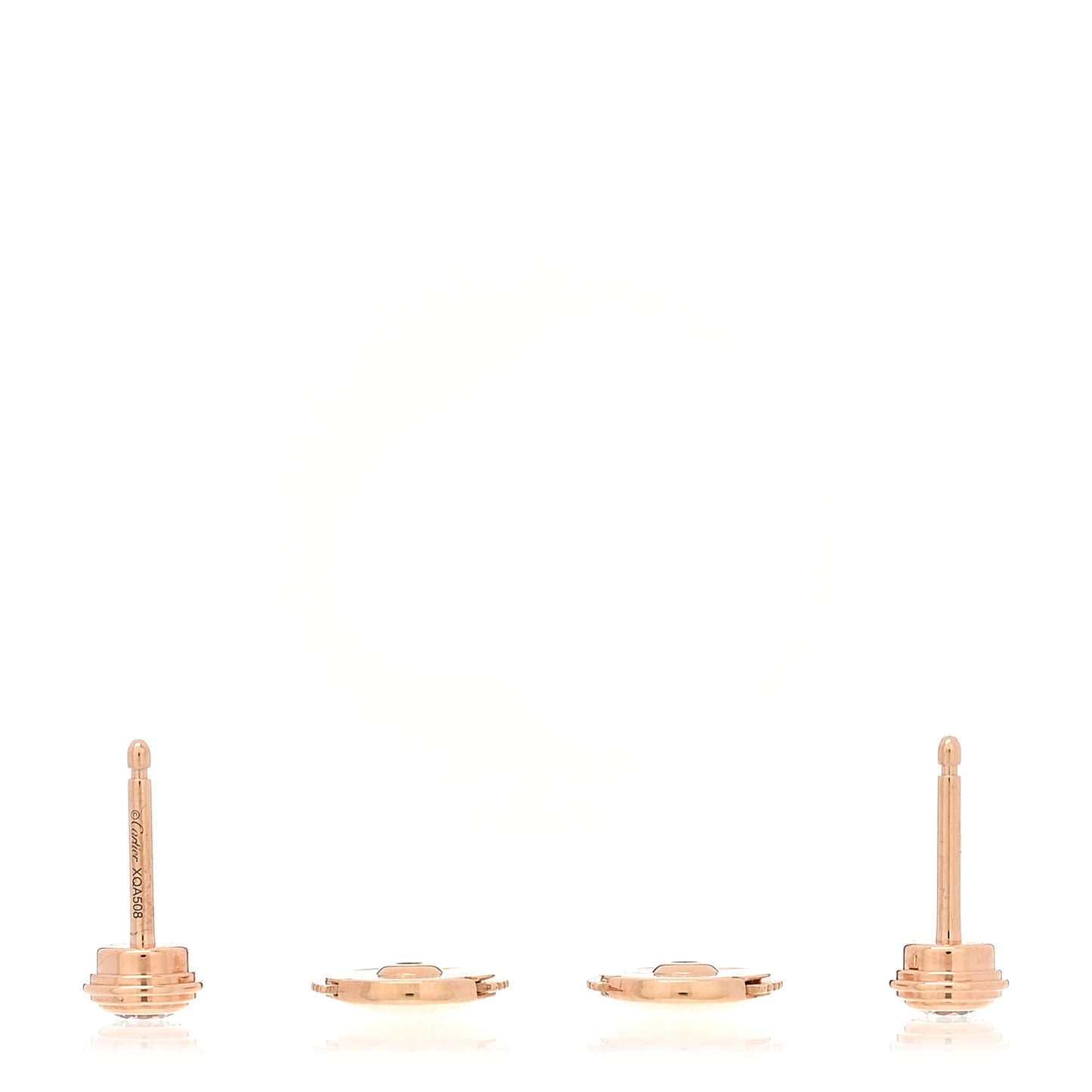 18K Pink Gold Diamond SM D'Amour Earrings