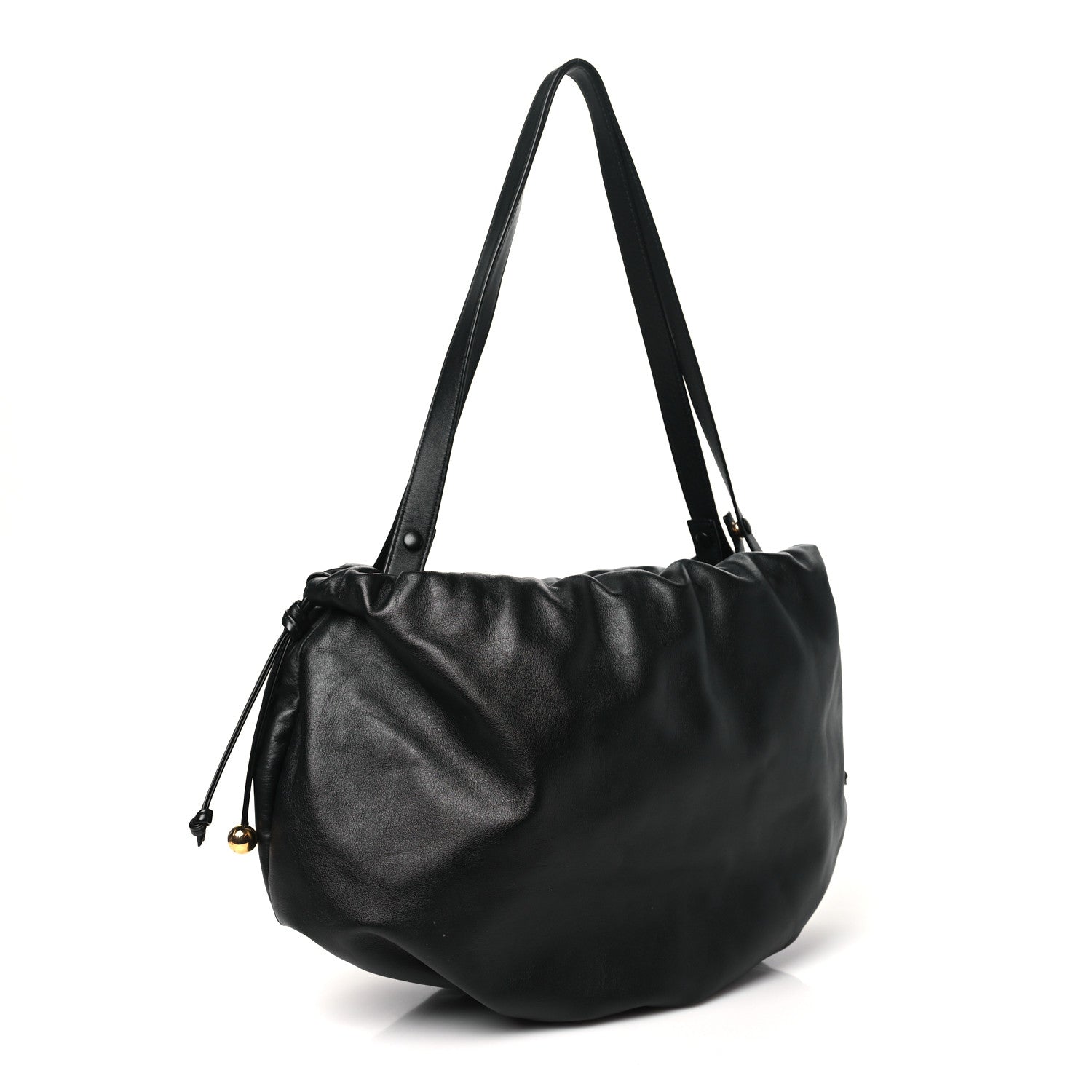 Bottega Veneta Nappa The Bulb Black 3 of 11