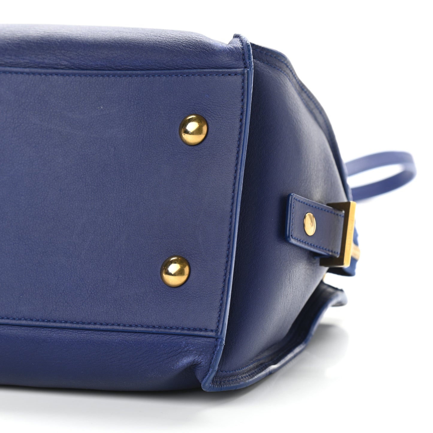 Calfskin Small Classic Y Cabas Navy