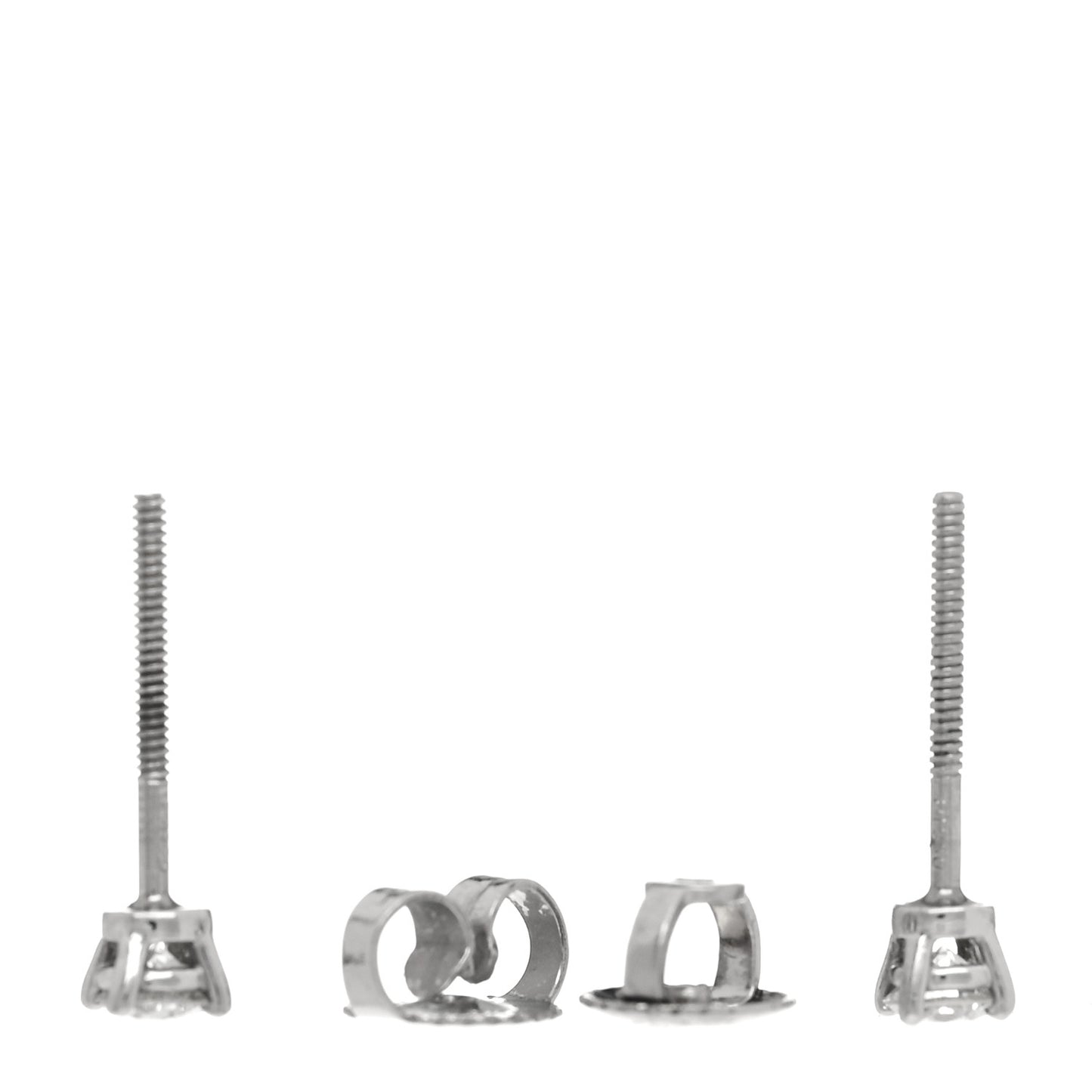Platinum Diamond .22ctw Solitaire Earrings