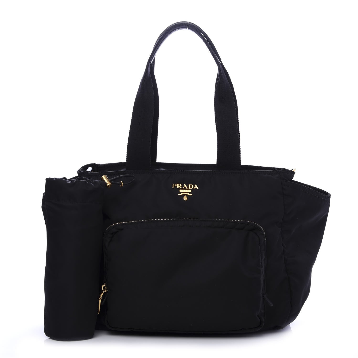 Prada Tessuto Nylon Vela Diaper Bag Black 3 of 14