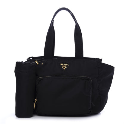 Prada Tessuto Nylon Vela Diaper Bag Black 3 of 14