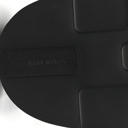 Hermes Calfskin Womens Enid Sandals 38 Black 6 of 10