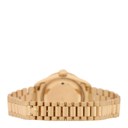 Rolex 18K Yellow Gold Diamond 26mm Datejust President Watch Champagne 69138 3 of 4