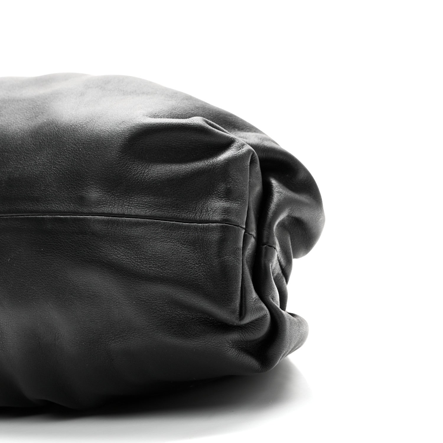 Bottega Veneta Smooth Butter Calf The Pouch Oversized Clutch Black 10 of 10