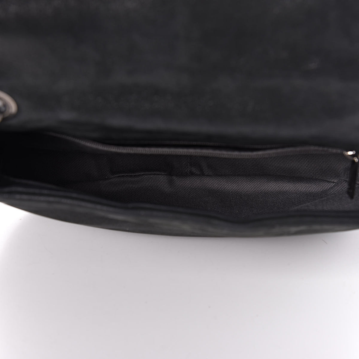 Chanel Iridescent Calfskin Glint Flap Black 5 of 11
