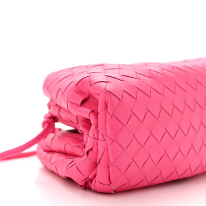 Bottega Veneta Nappa Intrecciato The Mini Pouch Rosa Shock 9 of 11