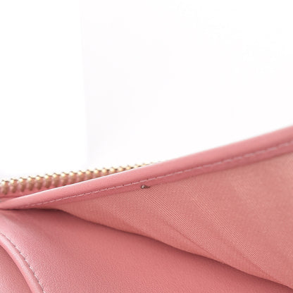 Chanel Iridescent Caviar Quilted Large Zip Around Organizer Wallet Pink 9 of 10