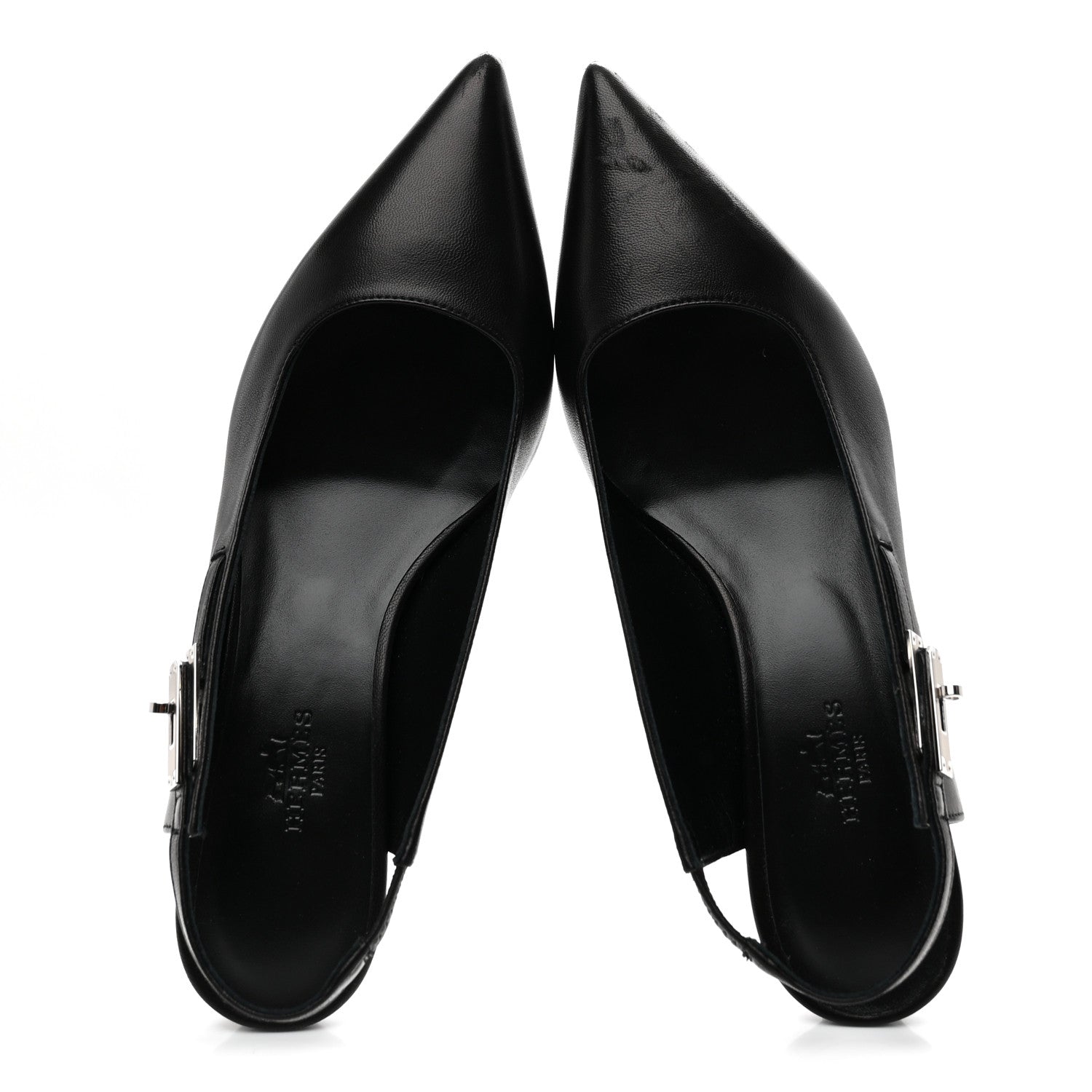 Hermes Nappa Lover 40 Pumps 35.5 Black 2 of 10