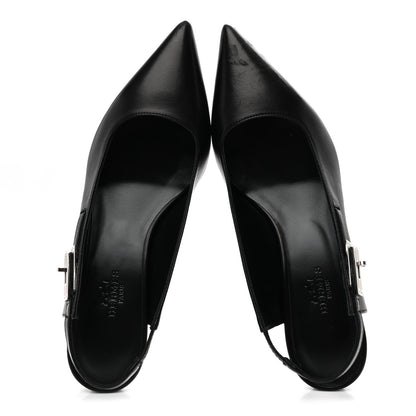 Hermes Nappa Lover 40 Pumps 35.5 Black 2 of 10