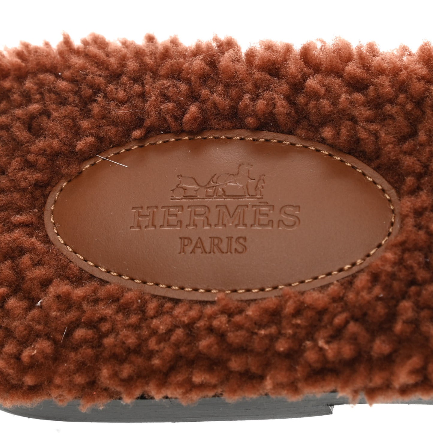 Woolskin Oran Sandals 40 Cognac