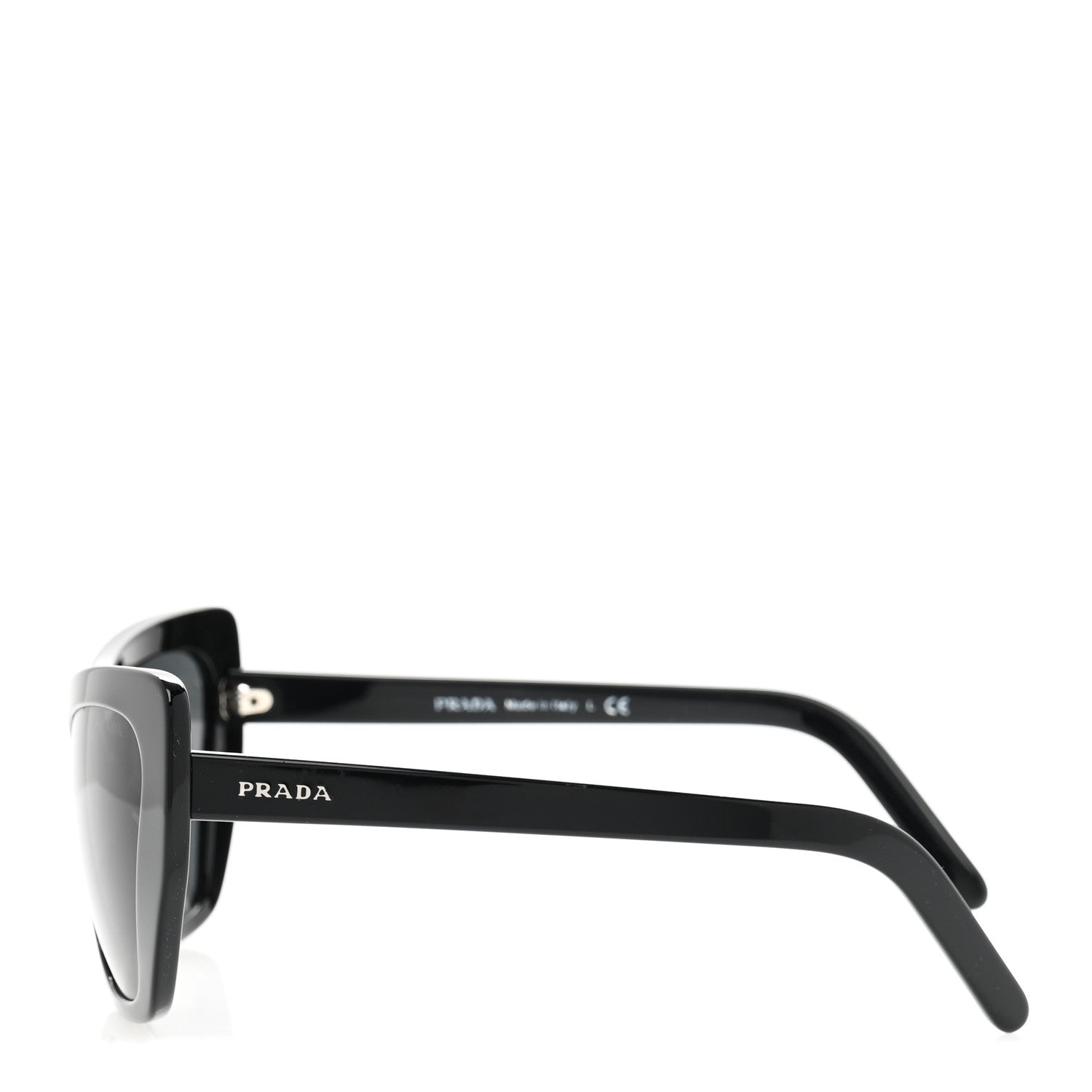 Prada Cat Eye Sunglasses SPR 08V-F Black 3 of 8