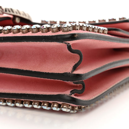 Gucci Suede Crystal Small Dionysus Shoulder Bag Peonia 10 of 13