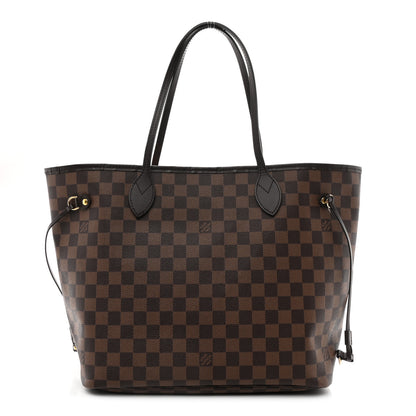 Louis Vuitton Damier Ebene Neo Neverfull MM Rose Ballerine 7 of 25