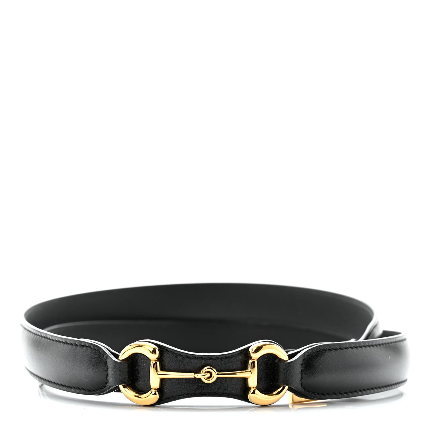 Smooth Calfskin Horsebit Belt 110 44 Black