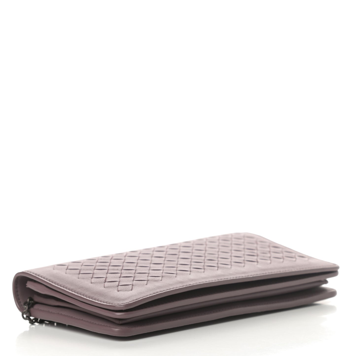 Nappa Intrecciato Continental Wallet on Chain Violet