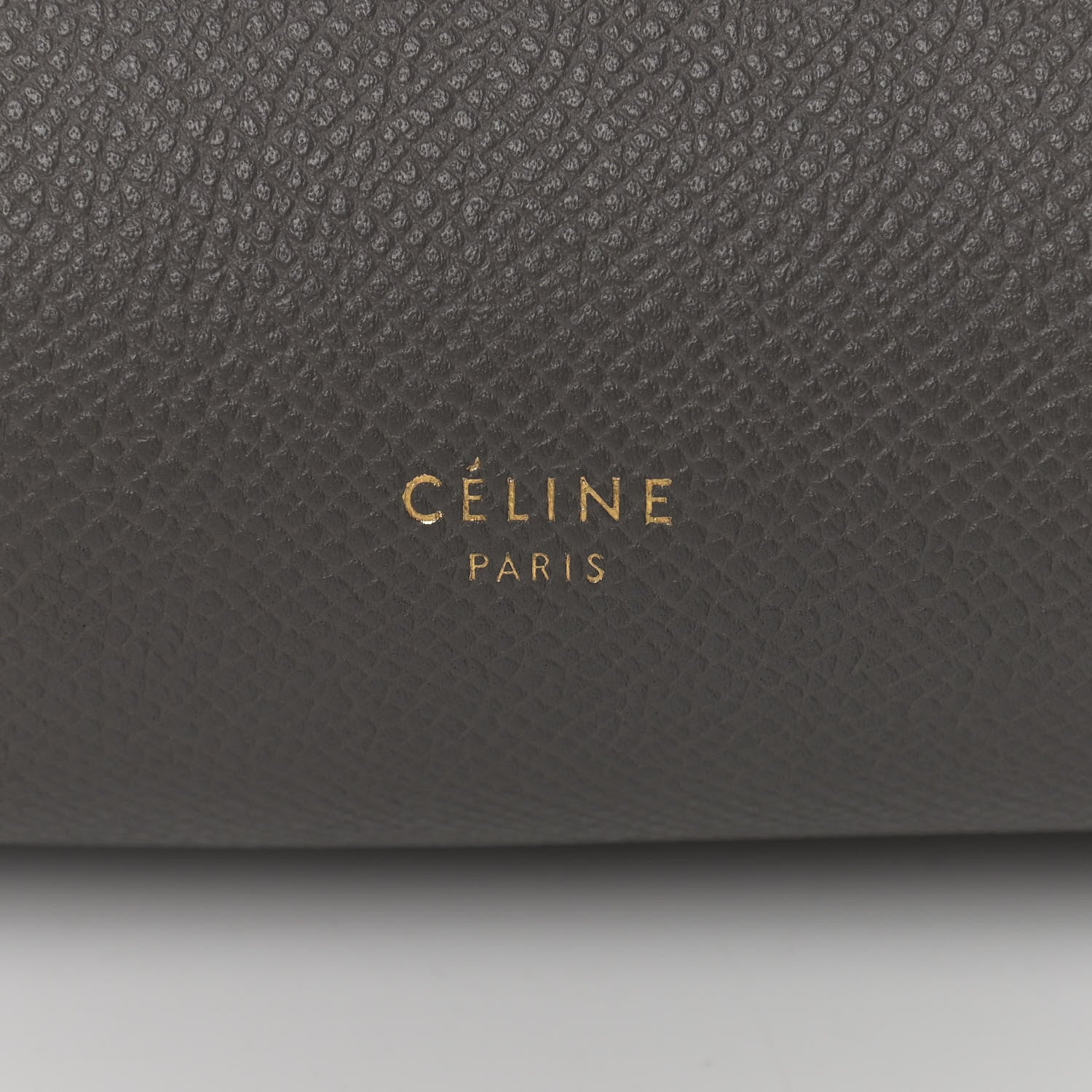 Celine Grained Calfskin Mini Belt Bag Grey 6 of 10