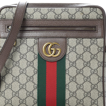 Gucci GG Supreme Monogram Web Small Ophidia Messenger Bag Brown 8 of 13