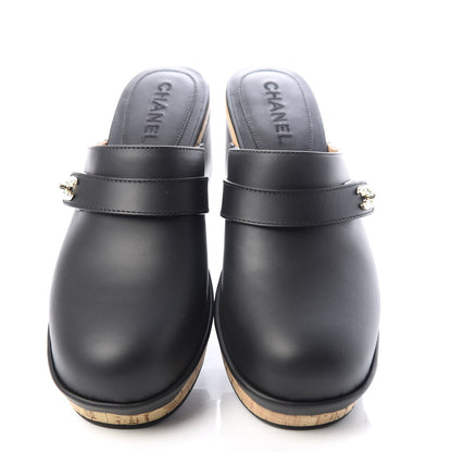 Chanel Calfskin CC Turn Lock Clogs 40 Black 5 of 10