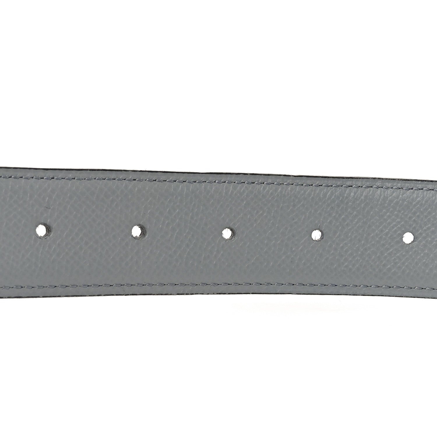 Hermes Epsom Reversible 32mm Belt Strap 85 34 Etain Bleu Glacier 4 of 6