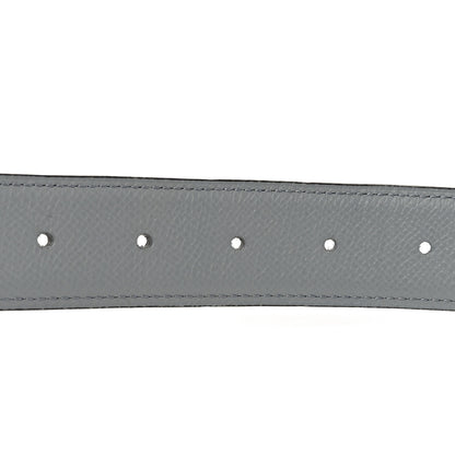 Hermes Epsom Reversible 32mm Belt Strap 85 34 Etain Bleu Glacier 4 of 6