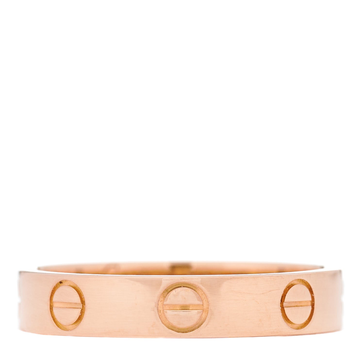 Cartier 18K Pink Gold 3.5mm LOVE Wedding Band Ring 52 6 2 of 10