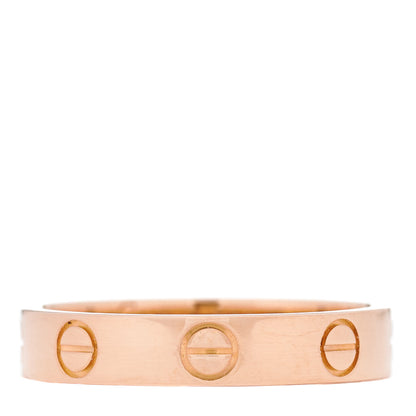 Cartier 18K Pink Gold 3.5mm LOVE Wedding Band Ring 52 6 2 of 10